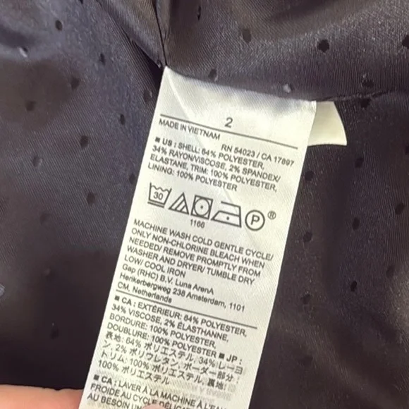 NWT Banana Republic Tuxedo Cropped Blazer - Picture 5 of 6